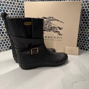 Burberry Mid Buckle Rain Boots